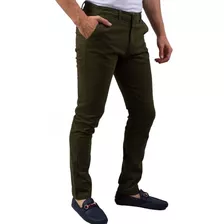 Pantalon Porto Blanco Gabardina Color Verde 