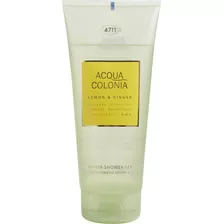 Gel De Ducha 4711 Acqua Colonia Limón Y Jengibre 200ml