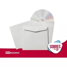 Sobres Para Cd Sin Ventana Papel Obra 90gr Caja X250 Un Ret Color Blanco Liso