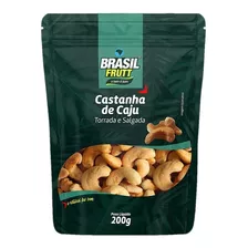 Castanha De Caju Torrada E Salgada Pacote 200g Brasil Frutt