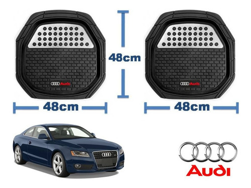 Tapetes 4 Piezas Charola 3d Logo Audi A5 R5 Rs5 2008 A 2015 Foto 3