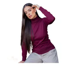 Blusa De Frio Feminina De Malha Manga Longa Confortável 