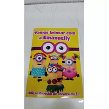 Revistinha P/ Colorir + Giz De Cera - Minions - 23 Kits