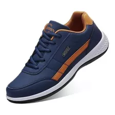 Zapatos Casuales De Cuero Para Hombre, Zapatillas Deportivas