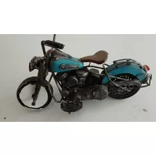 Miniatura De Moto Harley Davidson Arte De Rua