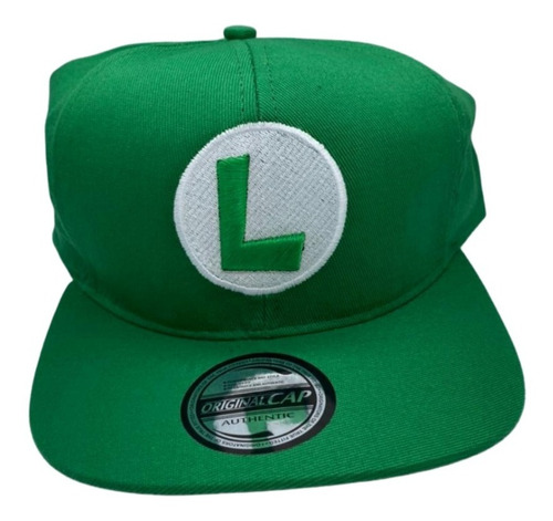 Boné Do Luigi Do Super Mario Bros