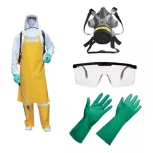 Conjunto Roupa Para Pulverização De Agro Proteção Kit Epi