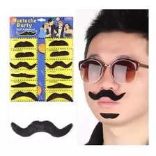 Bigotes Para Fiesta Mexicana Mustaches Charro X12 Und Difraz