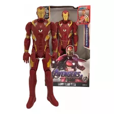 Muñeco De Acción Ironman Avengers Vinilo 30cm Único ++