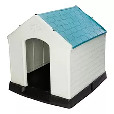 Casa Perro 75x59x66cm Azul