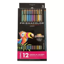 Lápices De Colores Prismacolor Metálicos Unipunta 12 Pz