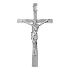 Crucifixo Ponta Larga Metal Cromado 27 Cm Túmulo, Jazigo