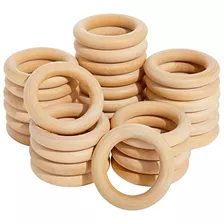 Anillos De Madera Manualidades, 30 Unidades De Anillos ...