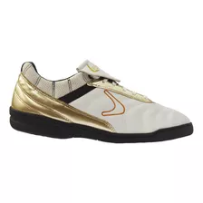 Botines Calse Futbol Salon Talle 46 12 Futsal Blanco Oro