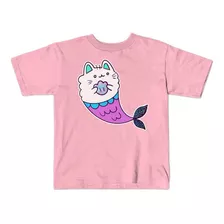 Playera Infantil Todas Las Tallas Gato Unicornio Kawaii Arco