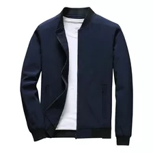 Jaqueta Corta Vento Masculina Casual Leve Bomber Varsity