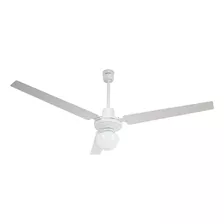 Ventilador De Techo Masterfan Prometheus Con Luz Blanco Con 3 Aspas De Metal, 56 De Diámetro 127 v