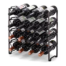 Estantería Apilable De 4 Niveles Para Botellas De Vino
