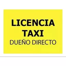 Licencia Taxi Caba Con Reloj Taxi Homologado