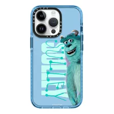 Case iPhone 15 Monsters Inc Sulley Azul Transparente