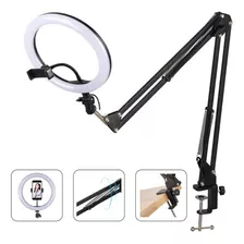 Suporte Articulado High Light Para Mesa Braço De Ringlight