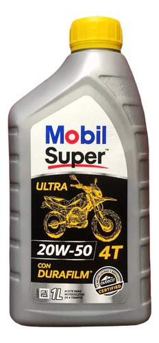 Aceite Lubricant Motor Moto Mobil Super Durafilm 4t 20w50 1l