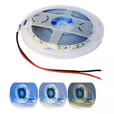 Fita De Led 12v Branco Quente 120 Leds Por Metro S/silicone 