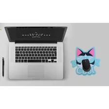 Mousepad Com Imã Geladeira Decorativo Colorfun Cool Reliza Cor Gatinho Desenho Impresso Apaixonado
