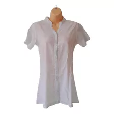 Blusa Camisa Bordada Artesanal 100% Algodón Hindu Verano S