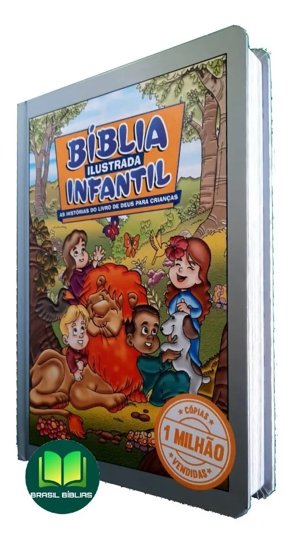 Bíblia Ilustrada Infantil Capa Dura Nova Edição P/ Crianças