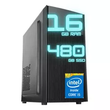 Pc Computador Cpu Intel Core I5 4ªger Ssd 480gb 16gb Memória