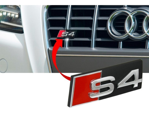 Emblema Para Parrilla S4 Audi A4 2008-2021 Foto 2