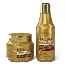 Kit Banho De Verniz Forever Liss (shampoo 300ml+máscara 250g