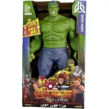 Boneco Incrivel Hulk 30cm Avengers Heroes Articulado Fala