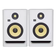 Set De Monitores De Estudio Krk Rokit 5 G4 White Edition