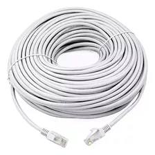 Cable Red Utp Cat 5e Lan Rj45 30 Metros Blanco