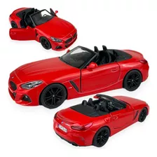 Miniatura Carro Bmw Z4 Coleção Fricção 1:34 Abre Porta Lindo