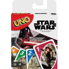 Juego De Cartas Uno Star Wars Mattel Games