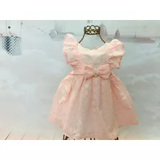 Vestido Petit Cherie Baby Laise Rosa