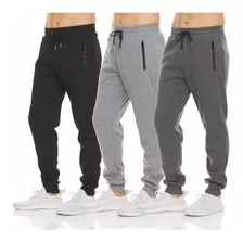 Pantalón Buzo Hombre Liso, Jogger Deportivo ( Sin Polar)