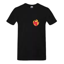Promoção 5 Camisas T-shirt Evangélica Coração Em Chamas
