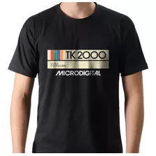 Camiseta Geek Nerd Computador Tk 2000 Microdigital Algodão