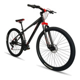Bicicleta Mercurio Kaizer Mtb R29 Freno De Disco Negro Rojo