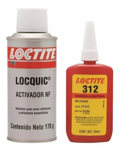 Loctite 312 Adhesivo Estructural C/activador 312 