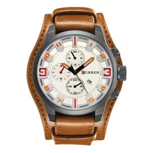 Reloj Curren 8225 De Cuero Y Cuarzo Para Hombre