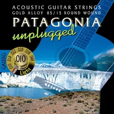 Set Cuerdas Metalica Guitarra Acústica 10-48 Patagonia Magma