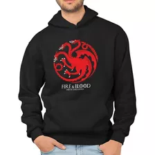 Sudadera Gorro Hombre House Targaryen Game Of Thrones 