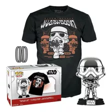 Pop & Tee: Star Wars Stormtrooper Playera Y Funko 