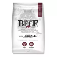 Alimento Proquality Beef Perros Adultos/cachorros X 14 Kgrs