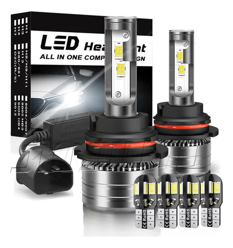 Kit Faros Led H13 4 Lados, 6000 K, Blanco, Luces Bajas Mercury Grand Marquis Wagon